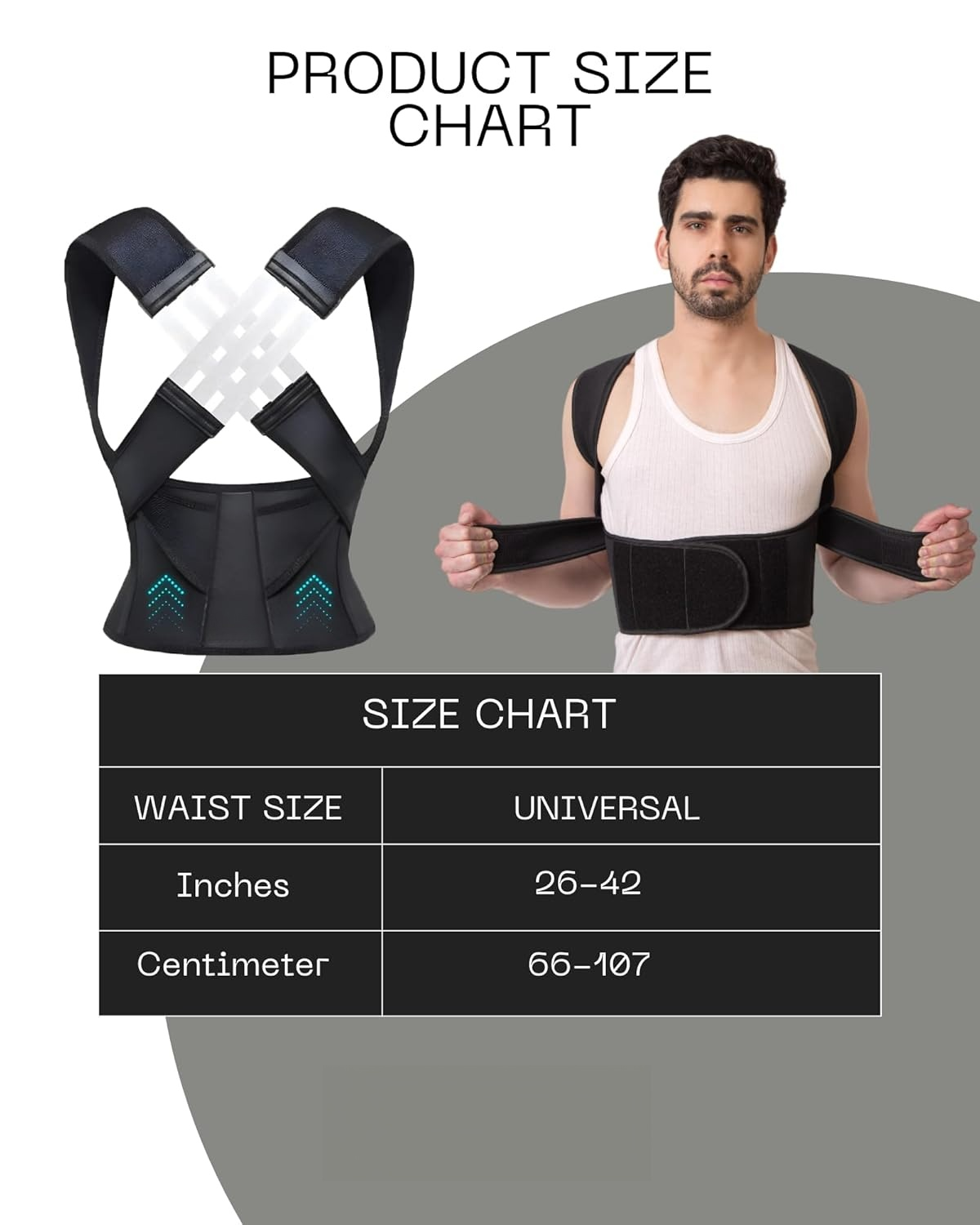 Unisex Elastic Posture Corrector Belt💪