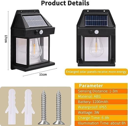 Solar Powered Wall Light💡
