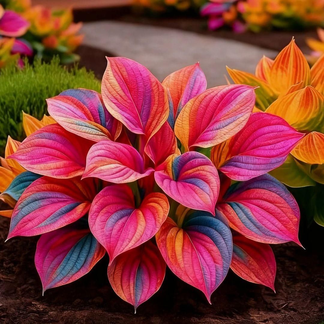 Multicolor Hosta Seeds + Free Plant Growth Serum