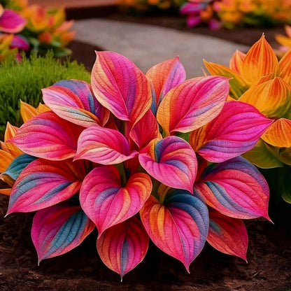Multicolor Hosta Seeds + Free Plant Growth Serum