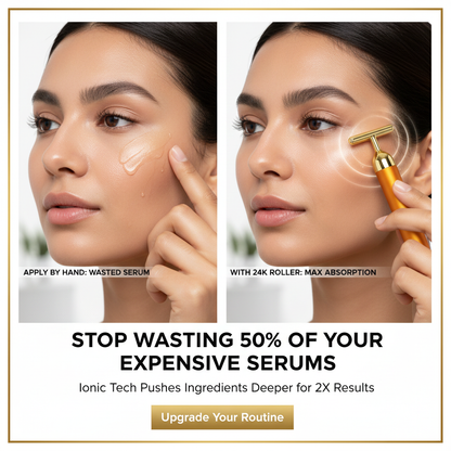 24K Gold Electric Facial Massage Roller